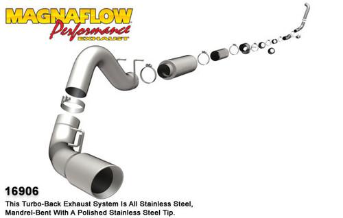 Magnaflow 16906 ford diesel 7.3l diesel, 5in magnaflow diesel exhaust