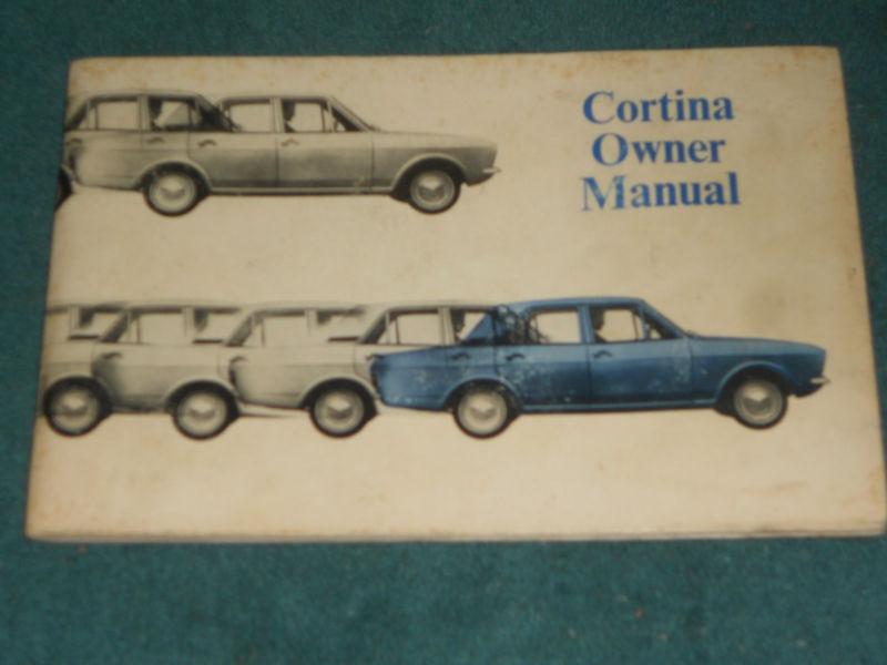 1969 ford cortina owners manual / owner's guide / original british ford book