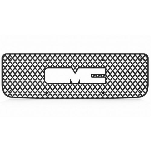 Gmc suburban 94-98 black diamond mesh front metal grille trim cover grill insert