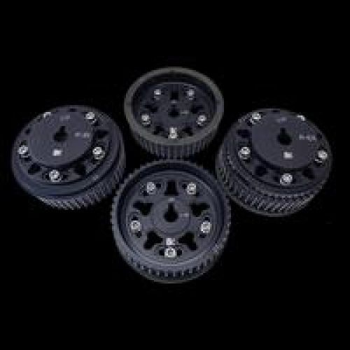 Brian crower adjustable cam gears black for subaru ej205/ej257 (set of 4)