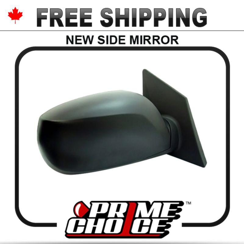 New power non heated passengers side view door mirror