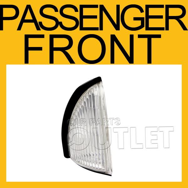 92-94 95 oldsmobile achieva passenger side marker lamp clear plastic len&hsg rh