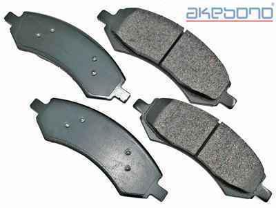 Akebono act1084 brake pad or shoe, front-proact ultra premium ceramic pads