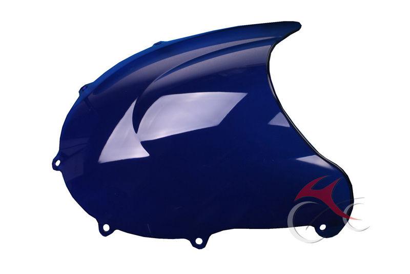 Windowscreen windshield for suzuki  gsxr 600 750 96 97 98 99 blue double bubble