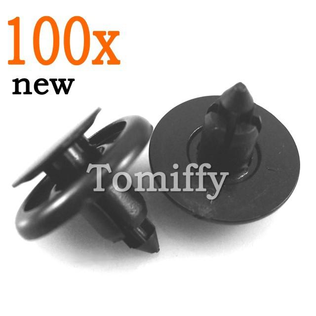 100x lexus toyota hood bumper finer liner clips retainer fastener 90467-07166