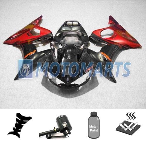 Bundle inj fairing kit with brake fluid reservoir for yamaha yzf 600 r6 04 05 ac