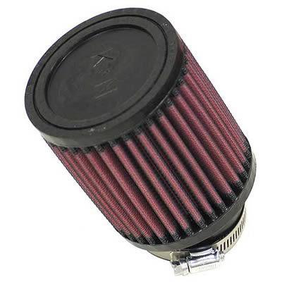 K&n air filter element round straight cotton gauze red 2.25" dia inlet ru-1700