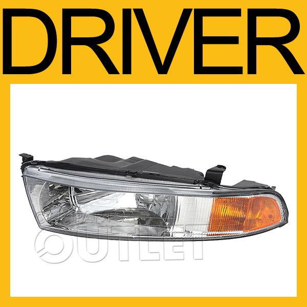 99-01 mitsubishi galant head light lamp assembly left new replacement