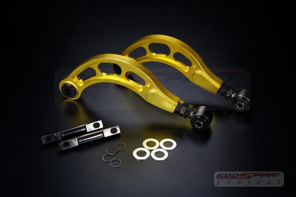 Gsp gold 06-11 civic lx ex si k20 vtec suspension adjustable gen2 camber kit 