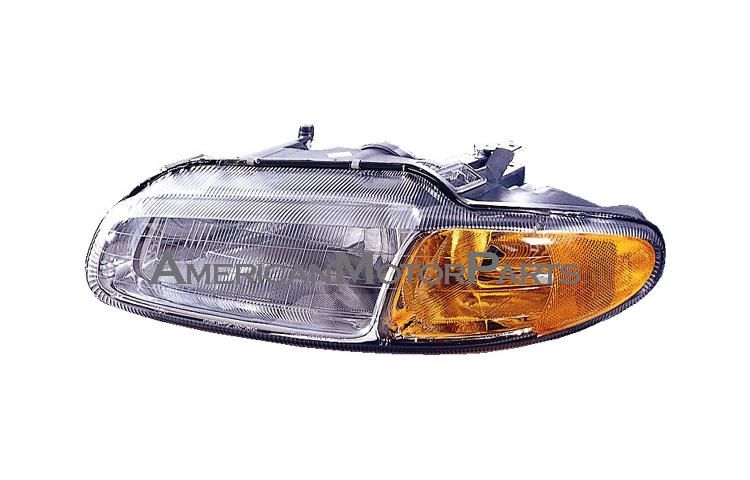 Left driver side replacement headlight 96-00 chrysler sebring convertible