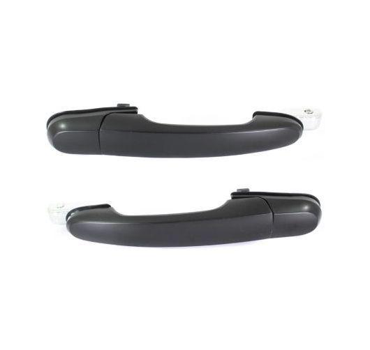 New rear door handle left & right exterior outside pair set 05-09 hyundai tucson