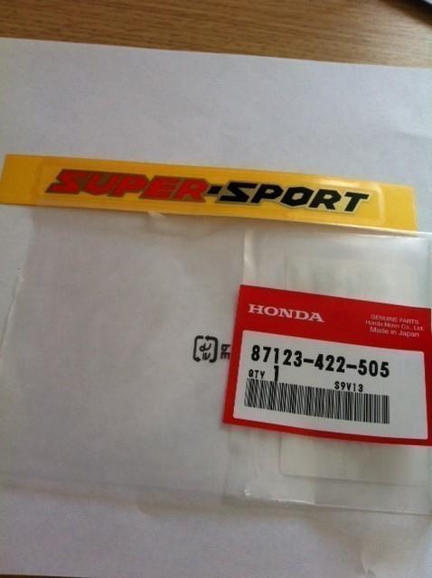 Honda cbx1000 cbx 1000 nos gas fuel tank supersport sticker