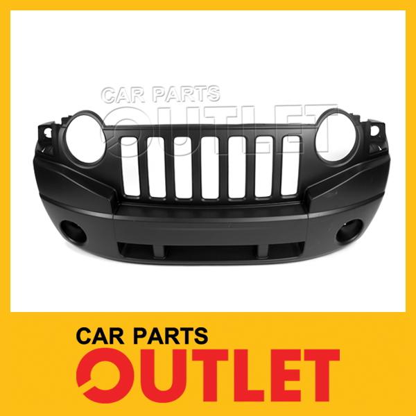 2007-2010 jeep compass front bumper cover ch1000905 primed wo rallye skid plate