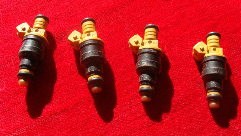 Bosch 0280150762 fuel injector set (4) fits volvo - 240 --,, 740 --,, 940 ,,