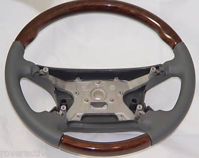 Jaguar genuine wood & leather steering wheel s-type new