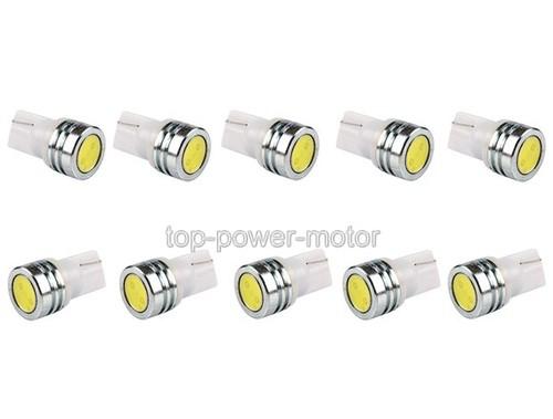 10pcs white led lamp t10 194 655 656 657 901 side wedge car light bulbs 005-10