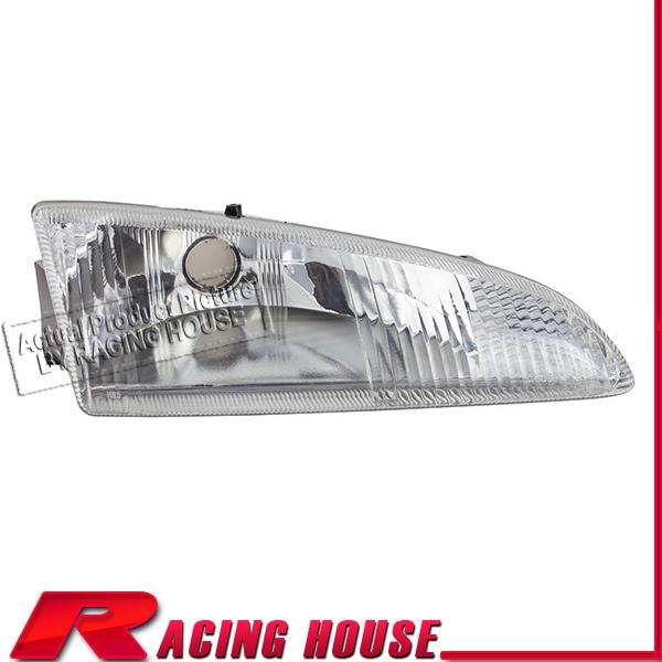 Passenger side head light lamp right 1995-1997 dodge intrepid replacement clear