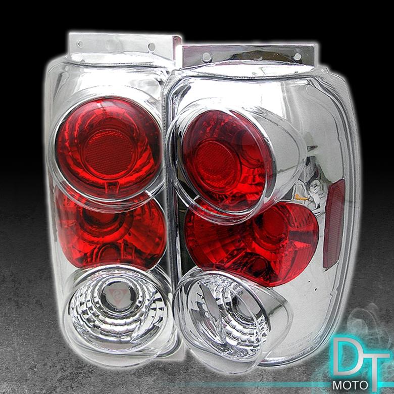 95-97 ford explorer clear altezza tail brake lights lamps left+right pair sets