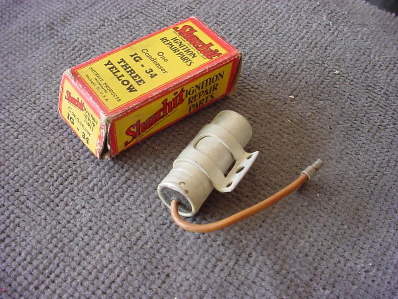 Vintage shurhit ignition repair ignition  condenser in original box