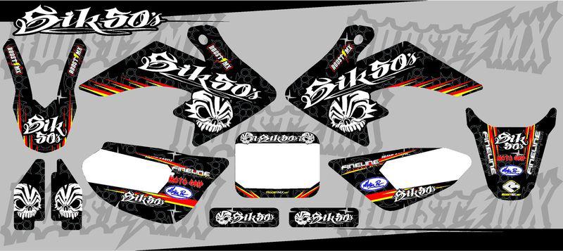 Honda crf50 - sik50's graphics kit