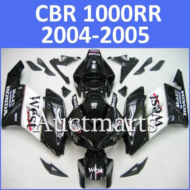 Fit honda 04 05 cbr1000rr cbr 1000 rr 2004 2005 fairing kit abs plastics d17 d10