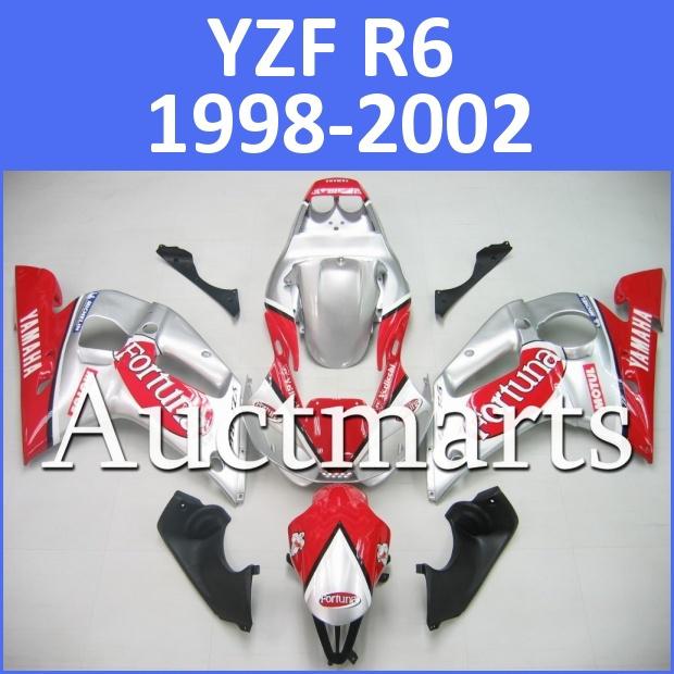 Fit yamaha yzfr6 98 99 00 01 02 yzf r6 1998 1999 2000 2001 2002 fairing h6 d03