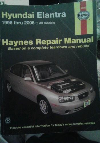 Haynes hyundai 96 repair manual