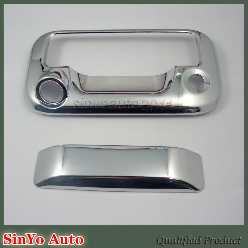 New outside tailgate chrome door handle cover fit for ford f150 f250 f350 f450