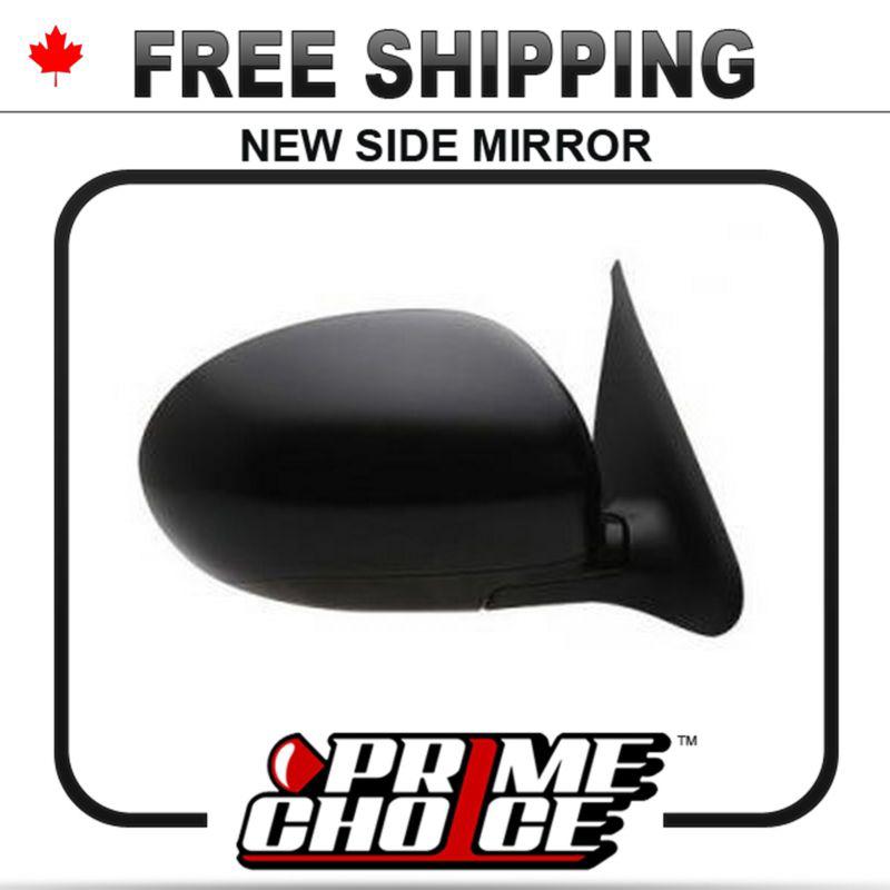 New power non heated passengers side view door mirror