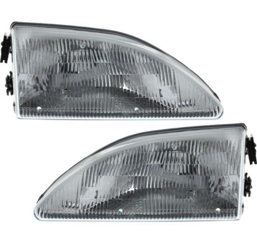 New replacement headlight assembly pair / for 1994-98 ford mustang