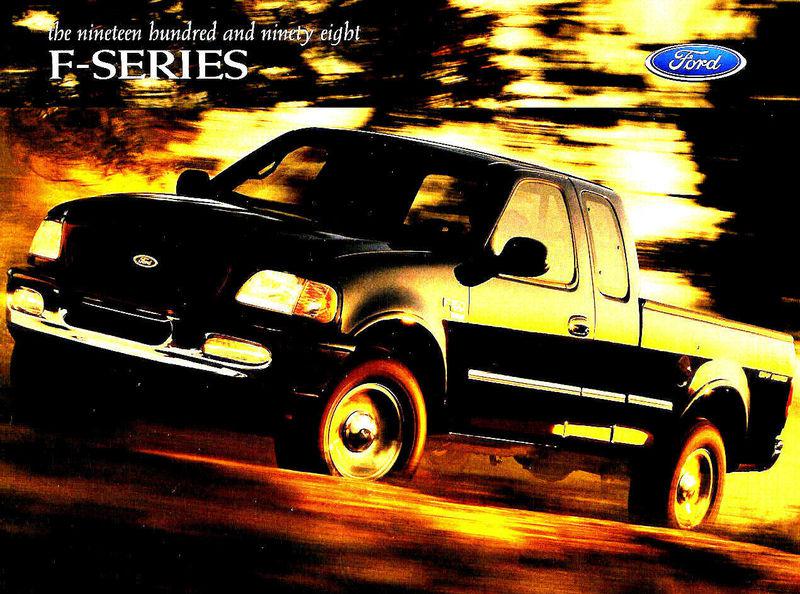 1998 ford f-150 & f-250 pickup truck brochure -f150 & f250 4x4-ford f-series