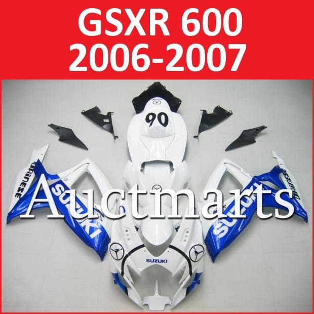 Fit suzuki gsxr 750 gsxr 600 06 07 gsx-r 2006 2007 fairing bodywork k6 g66 a01