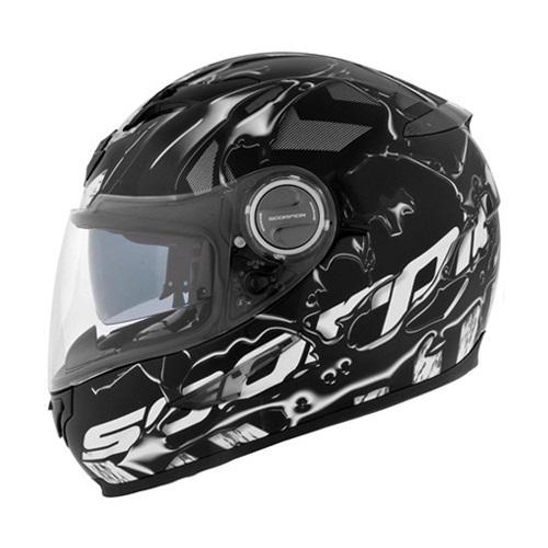 Scorpion exo-500 helmet oil black size xsmall xs