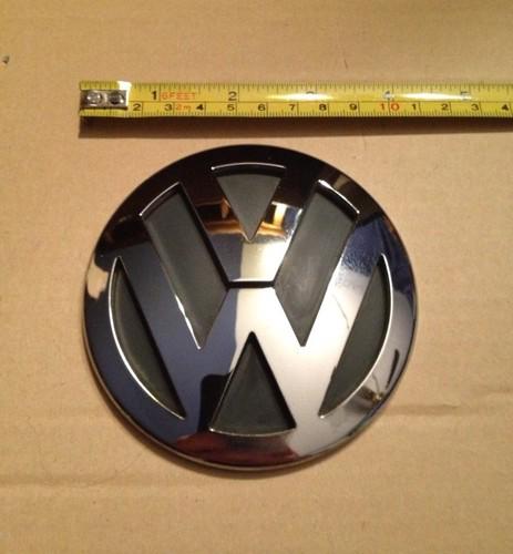 Used in good condition oem rear "vw" emblem for 2006-2010 vw jetta sedan models