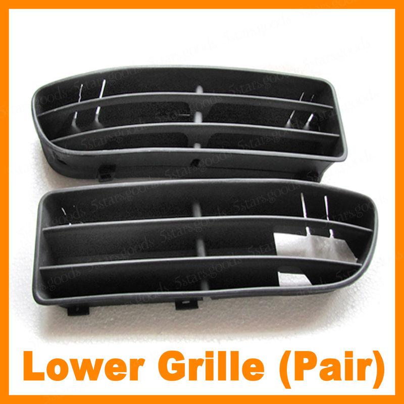 (pair) front lower side bumper insert vent grille for vw jetta bora