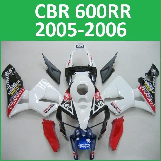 Fit honda 05 06 cbr600rr cbr 600 rr 2005 2006 fairing kit abs plastics b7 c13