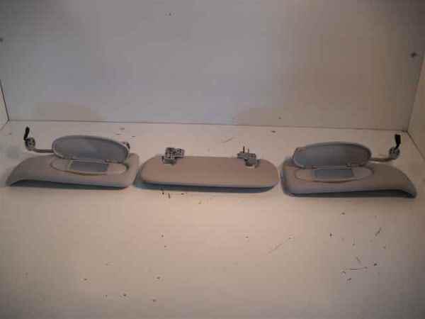 02 03 04 05 06 mini cooper pair of gray sun visors w/ lights oem