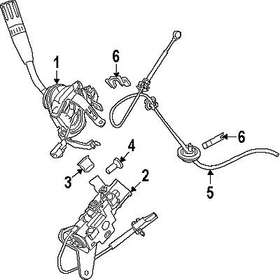 Ford 3l3z7c130aa genuine oem factory original gearshift hsng damper