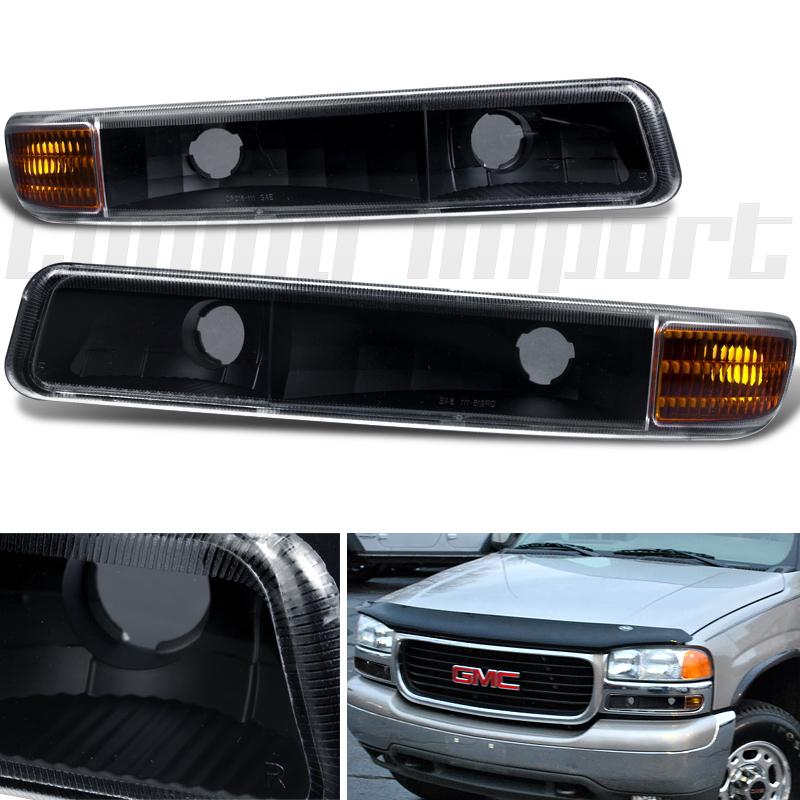 99-06 gmc sierra yukon xl 1500 2500 pickup truck smoke side marker bumper lights