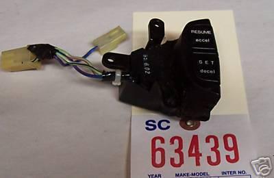 Honda 86 accord cruise control switch black 1986