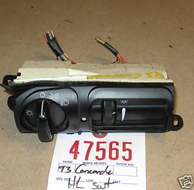 Chrysler 93 concorde headlight head light/lamp switch 1993