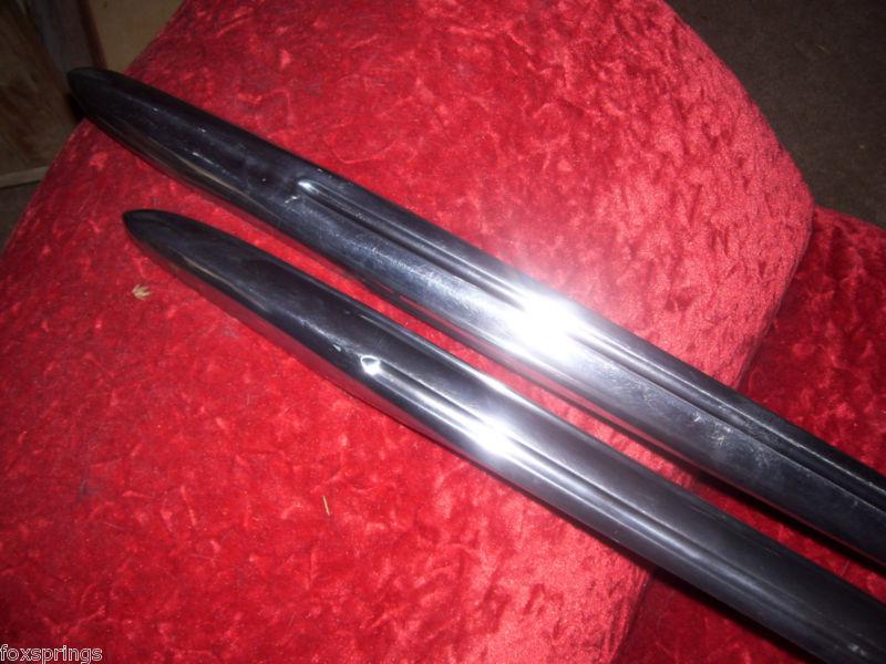 1951 oldsmobile 88 2 door sedan quarter trim set of 2 stainless       -    o176