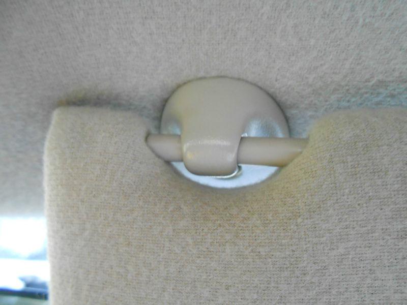 98-04 intrepid stratus sebring 300m sun visor shade clip medium gray