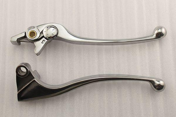 Chrome aluminum brake clutch levers for kawasaki zx6r zx6rr zx9r zx10r zx12r