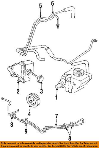 Chevrolet gm oem 26064188 steering pressure hose/power steering pressure hose