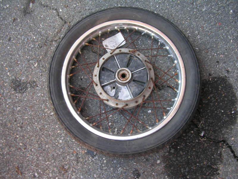 1974 yamaha rd350 rear wheel rim hub 