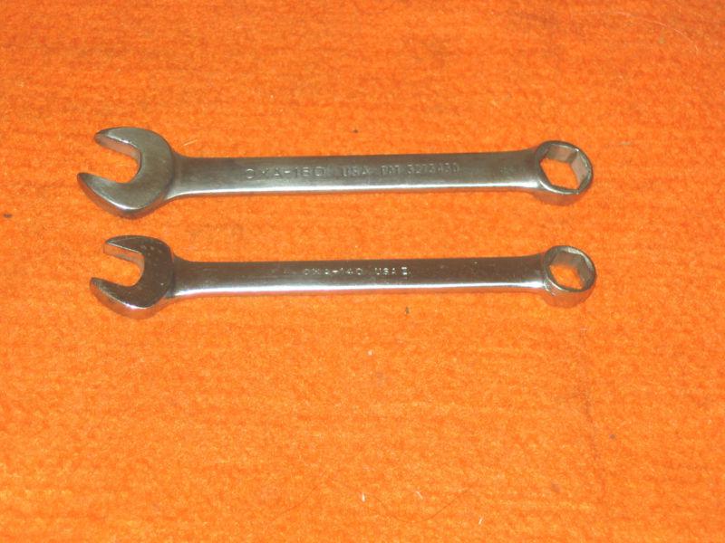 Snap on (2) offset heads 7/16"& 1/2" pair  oxa-140 &160 used,but are not marked.