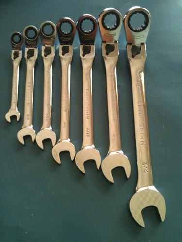 Craftsman 7 pc. sae locking  flex ratcheting combination wrench