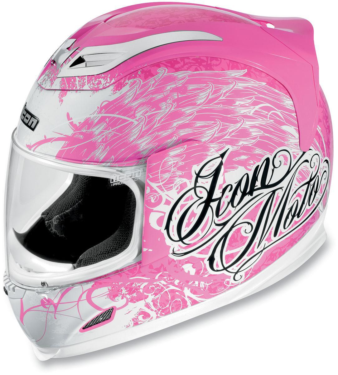 Icon airframe helmet street angel pink