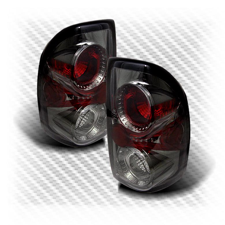 Smoked 97-04 dodge dakota altezza tail lights rear smoke brake lamp pair new set